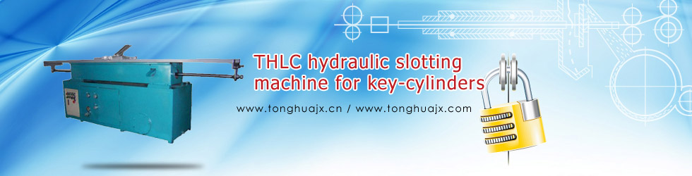 THLC hydraulic slotting machine for key-cylinders